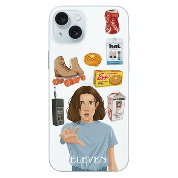 Чехол Stranger Things Eleven для iPhone 15 Plus 4694 фото