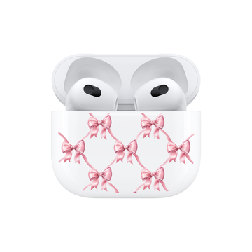 Чехол Pink Bows для AirPods 3 4026 фото