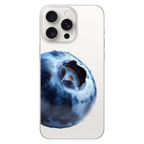Чохол Fresh Blueberry для iPhone 15 Pro Max 8536 фото