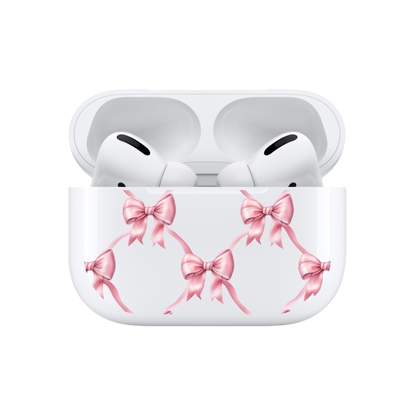 Чехол Pink Bows для AirPods Pro 2 4030 фото