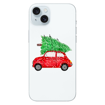 Чехол Новогодняя Машина для iPhone 15 3979 фото