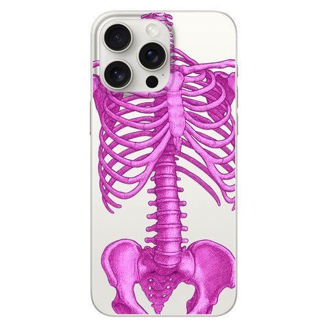 Чохол Pink Skeleton для iPhone 15 Pro Max 110109 фото