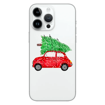 Чехол Новогодняя Машина для iPhone 14 Pro Max 3983 фото