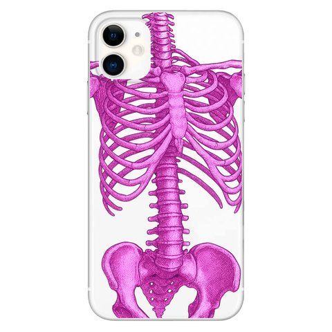Чохол Pink Skeleton для iPhone 11 110163 фото