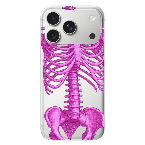 Чохол Pink Skeleton для iPhone 18 Pro 110065 фото