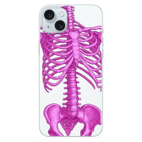 Чохол Pink Skeleton для iPhone 15 Plus 110117 фото