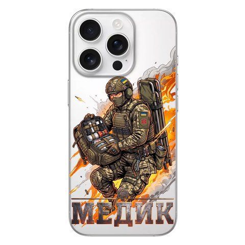 Чохол Бойовий Медик для iPhone 16 Pro 109469 фото