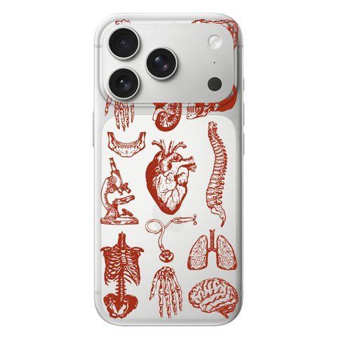 Чехол Red Anatomy для iPhone 17 Pro 109969 фото