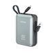 Портативний ЗП Power Bank Amaya F213C PD45W з вбудованими кабелями 20000 mAh pw_amaya_20 фото 1