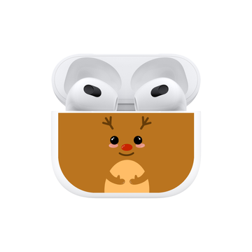Чехол Новогодний Олень для AirPods 3 3896 фото