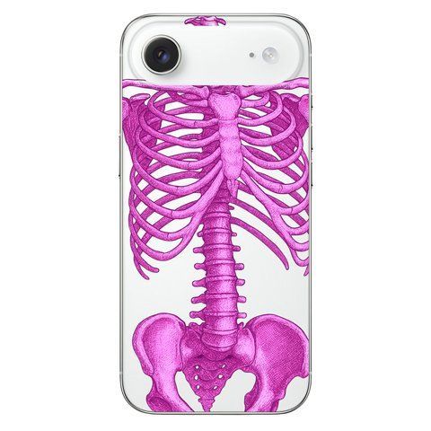 Чохол Pink Skeleton для iPhone Air 110077 фото