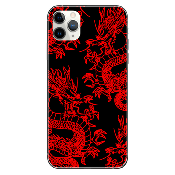 Чехол Красные Драконы для iPhone 11 Pro 3447 фото