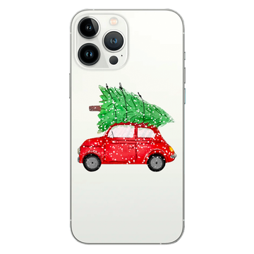 Чехол Новогодняя Машина для iPhone 13 Pro Max 4002 фото