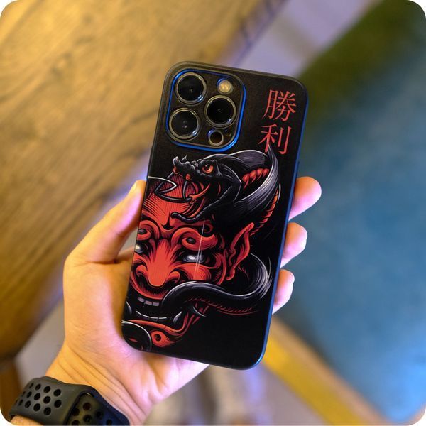 Чехол Маска Самурая для iPhone 12 mini 1129 фото