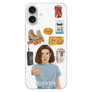 Чехол Stranger Things Eleven для iPhone 16 Plus 4678 фото