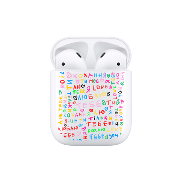 Чехол Love Notes для AirPods 1/2 3856 фото