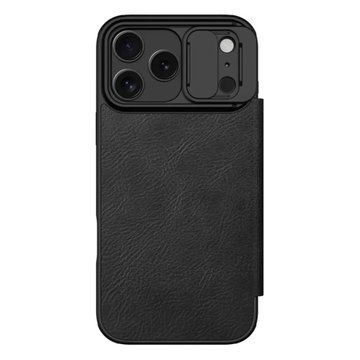 Кожаный чехол-книжка Nillkin Qin Pro Camshield для Apple iPhone 17 Pro Max 3712 фото