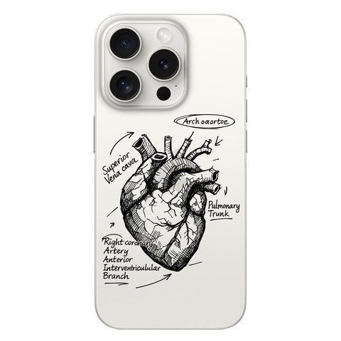 Чохол Анатомія Серця для iPhone 15 Pro 109385 фото