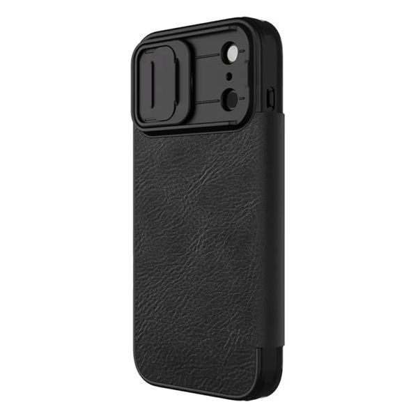 Кожаный чехол-книжка Nillkin Qin Pro Camshield для Apple iPhone 17 Pro Max 3712 фото
