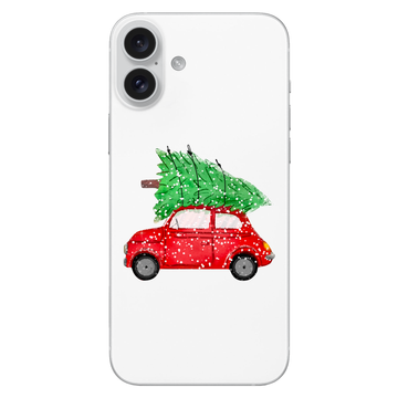 Чехол Новогодняя Машина для iPhone 16 Plus 3959 фото