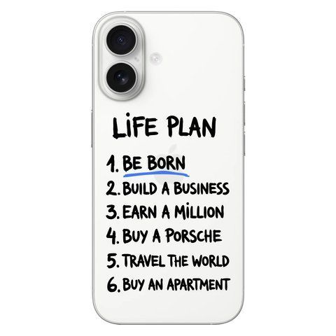 Чохол Life plan для iPhone 16 108545 фото